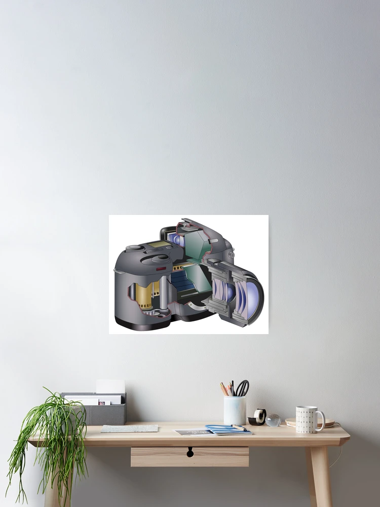 Thumbnail 2 of 3, Poster, SLR Camera SLR designed and sold by DesignExplosion.