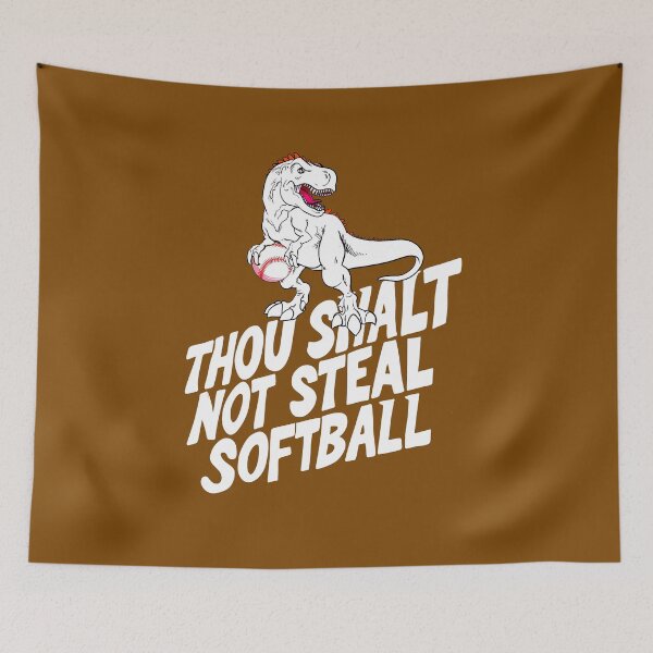 Item preview, Thou Shalt Not Steal Softball  designed and sold by box-artshop.