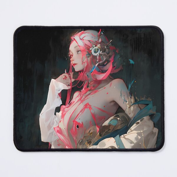 Item preview, The Woman in the Electric Pink Corset designed and sold by SpokIA.