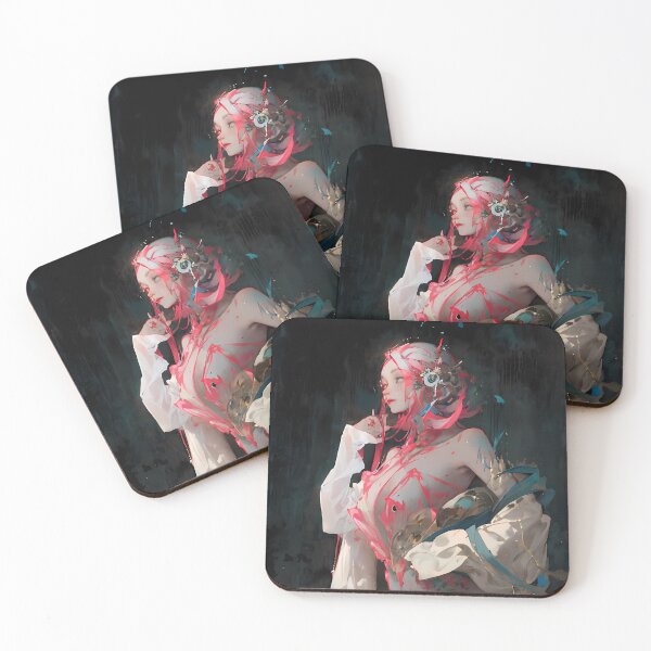 Item preview, The Woman in the Electric Pink Corset designed and sold by SpokIA.