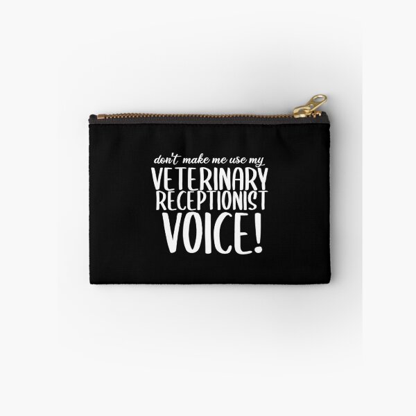 Item preview, Funny Veterinary Receptionist Don't Make Me Use My Veterinary Receptionist Voice designed and sold by TeesYouWant.