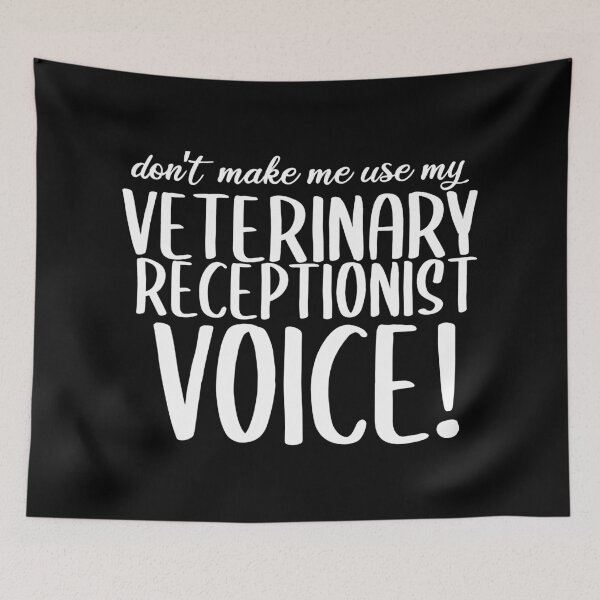 Item preview, Funny Veterinary Receptionist Don't Make Me Use My Veterinary Receptionist Voice designed and sold by TeesYouWant.
