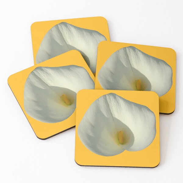 Item preview, A White Calla Lily Cut Out designed and sold by taiche.