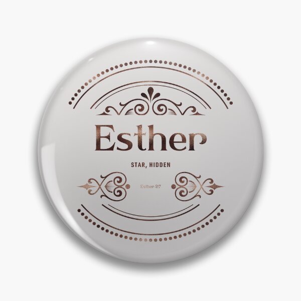 Item preview, Esther | Esther 2 7 | Star Hidden | Christian Name with Biblical Meaning For Girl | Christian Name Collection designed and sold by Blessed Be Your Name.