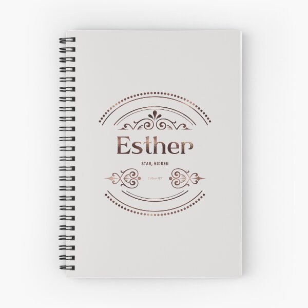 Item preview, Esther | Esther 2 7 | Star Hidden | Christian Name with Biblical Meaning For Girl | Christian Name Collection designed and sold by Blessed Be Your Name.