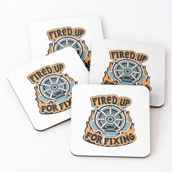 Item preview, Retro Fired Up Aircraft Mechanic Rotary Engine Design designed and sold by NiftyWrx.