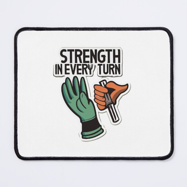 Item preview, Aircraft Mechanic Strength - Industrial Glove and Bolt Design designed and sold by NiftyWrx.