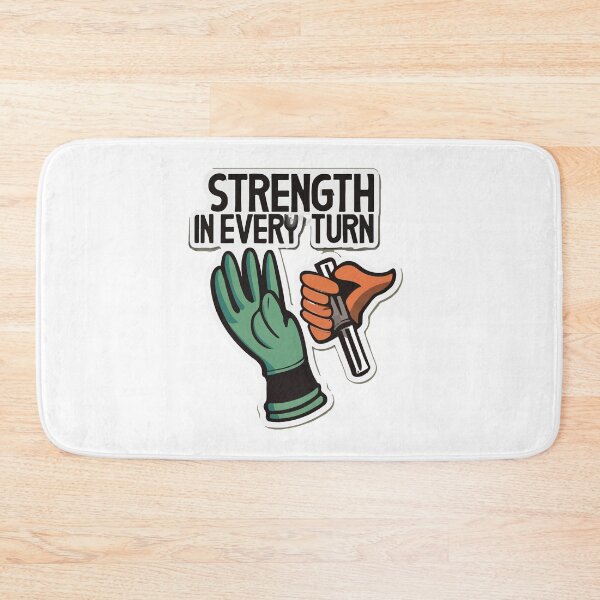 Item preview, Aircraft Mechanic Strength - Industrial Glove and Bolt Design designed and sold by NiftyWrx.