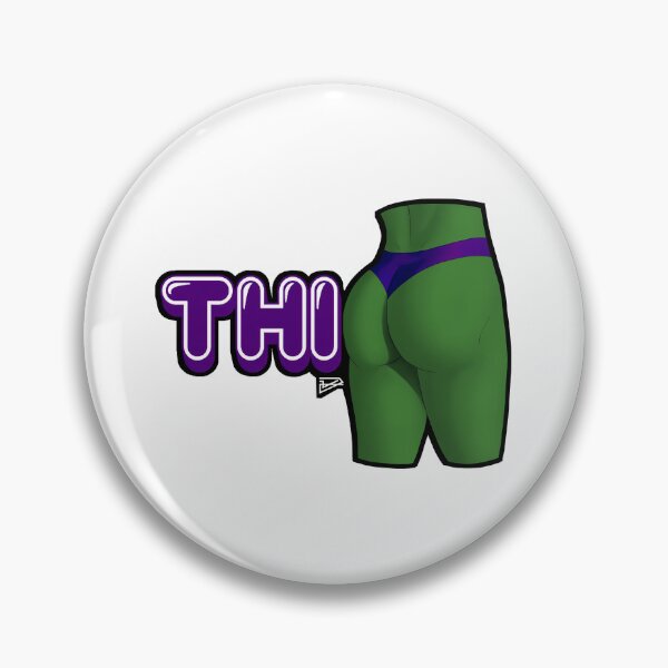 Item preview, Thicc - Green Booty! designed and sold by MickeySteffen.