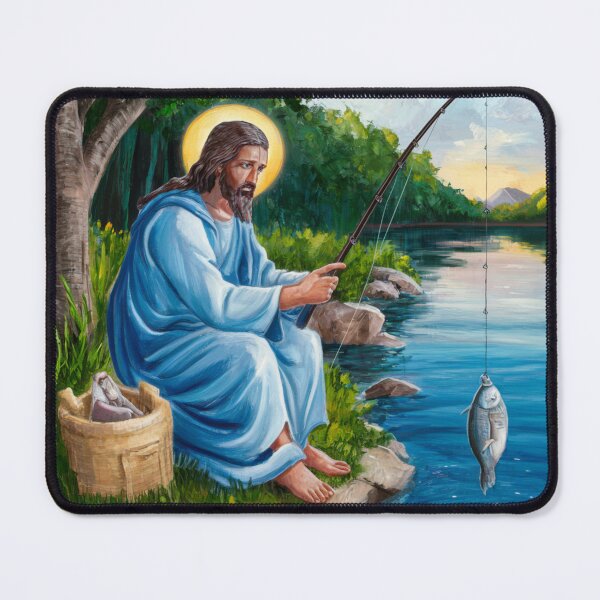 Item preview, Jesus fishing designed and sold by Obinne.