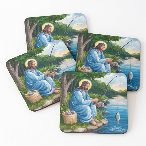 Item preview, Jesus fishing  designed and sold by Obinne.