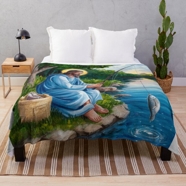 Item preview, Jesus fishing designed and sold by Obinne.