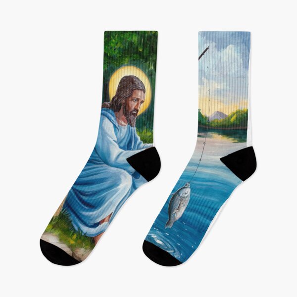 Item preview, Jesus fishing  designed and sold by Obinne.