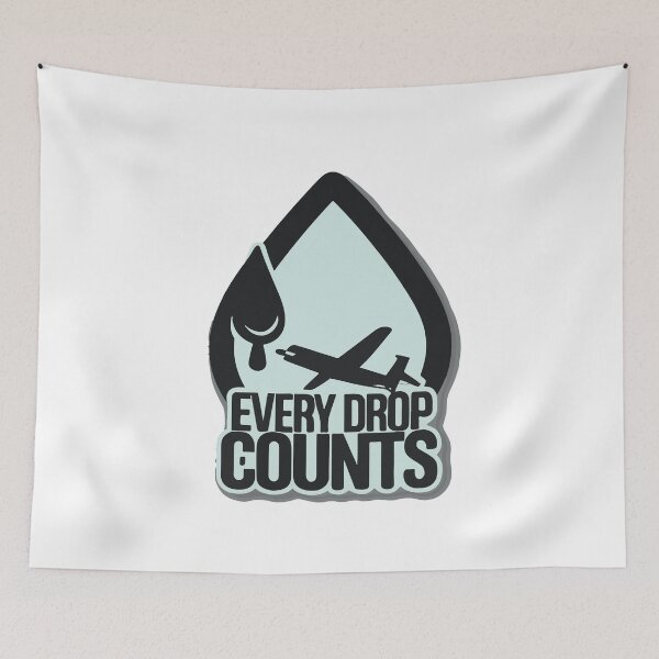 Item preview, Aircraft Mechanic's Philosophy - Every Drop Counts designed and sold by NiftyWrx.