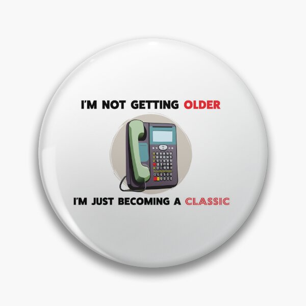 Item preview, "I'm Not Getting Older, I'm Just Becoming a Classic" Minimalist Quote Art Print designed and sold by TreeTop Arts.