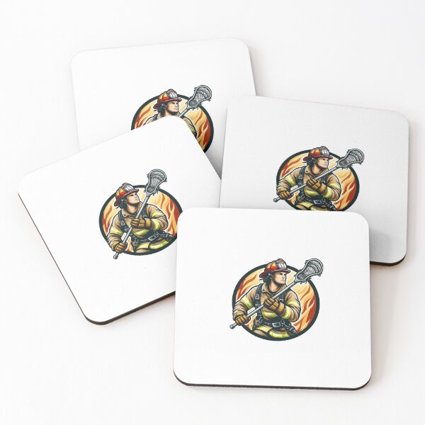 Item preview, Firefighter Lacrosse designed and sold by SportsMomsRock.