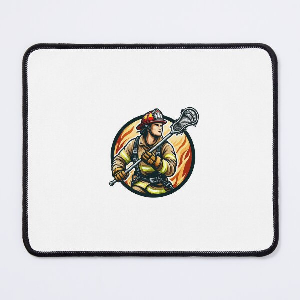 Item preview, Firefighter Lacrosse designed and sold by SportsMomsRock.