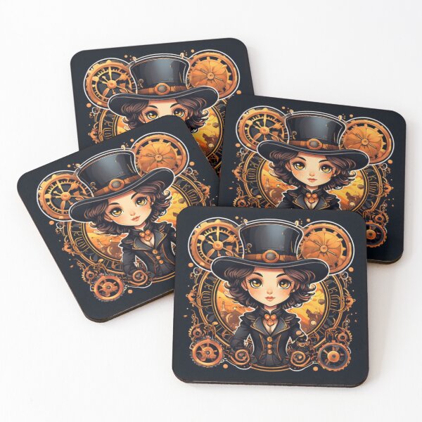 Item preview, Steampunk Girl Art designed and sold by Planetporridge.