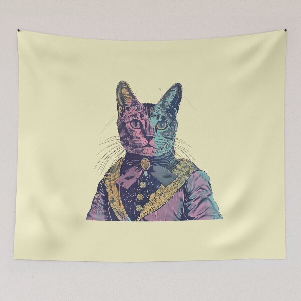 Item preview, Fashion Cat, Fashion Kitty, Retro Style Kitten Vintage designed and sold by CreativeArts-S.