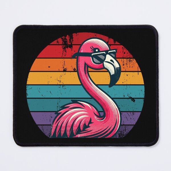 Item preview, Cool Retro Flamingo in Sunglasses 70s 80s 90s Funny Flamingo designed and sold by KsuAnn.