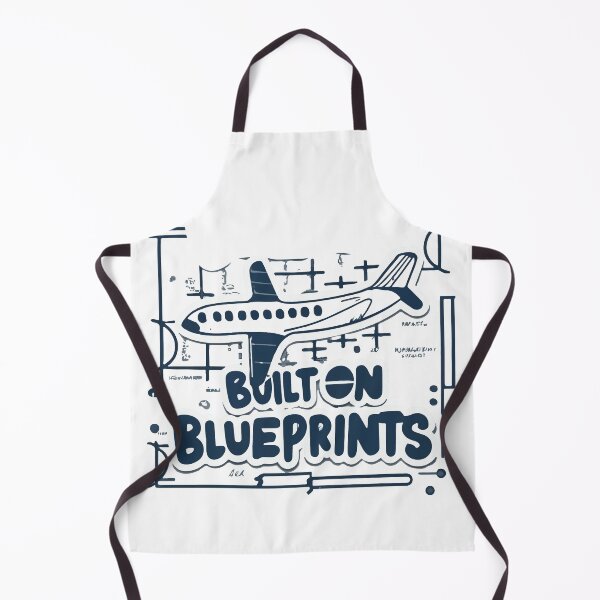 Item preview, Built on Blueprints Airplane Sketch designed and sold by NiftyWrx.