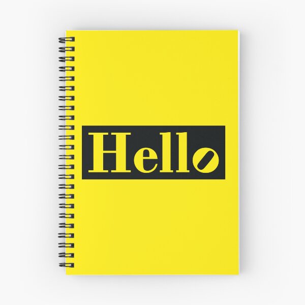 Item preview, Hello Text design art designed and sold by YourChoiceArt.