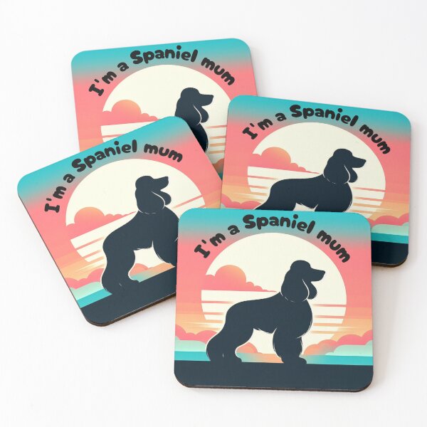 Item preview, Spaniel mum, cocker spaniel dog, fantasy dog designed and sold by Coolparrotgirl.