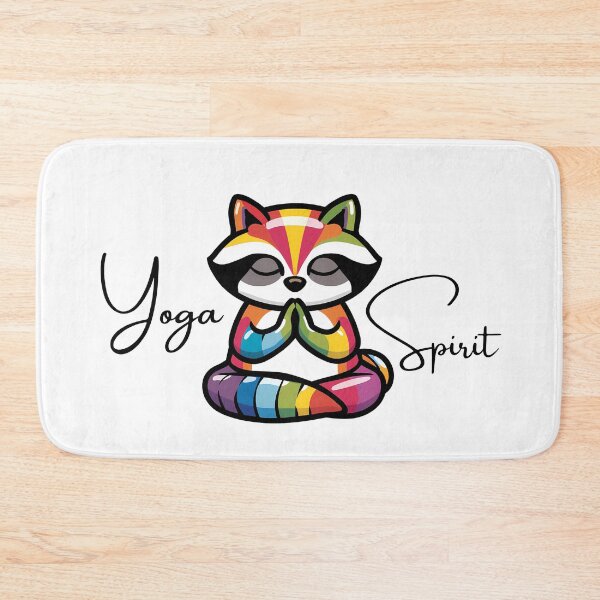 Item preview, Zen Raccoon Yoga Spirit designed and sold by NatureStyle555.