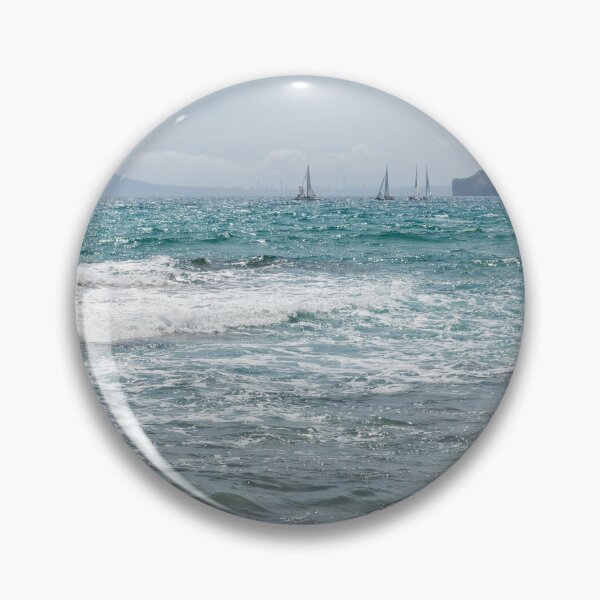 Item preview, Sailing, waves and the blue Mediterranean Sea designed and sold by Adriana Mueller.