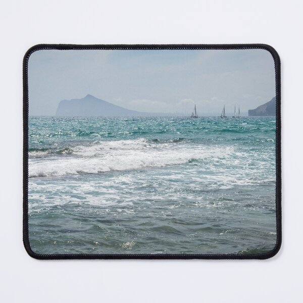 Item preview, Sailing, waves and the blue Mediterranean Sea designed and sold by Adriana Mueller.