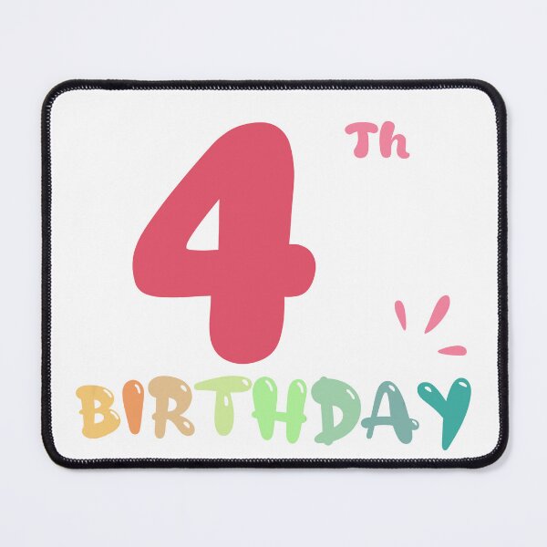Item preview, Happy 4 Th Birthday designed and sold by SimpleP.