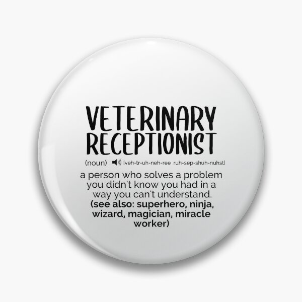 Item preview, Definition of A Veterinary Receptionist Miracle Worker designed and sold by TeesYouWant.