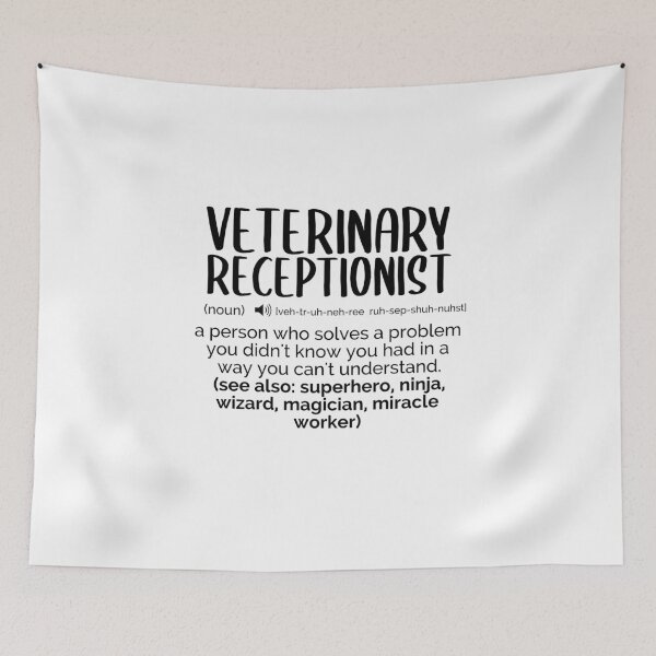 Item preview, Definition of A Veterinary Receptionist Miracle Worker designed and sold by TeesYouWant.
