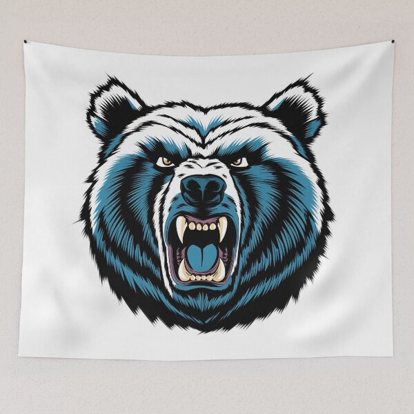 Item preview, Mighty Bear Logo designed and sold by PolygonPinnacle.