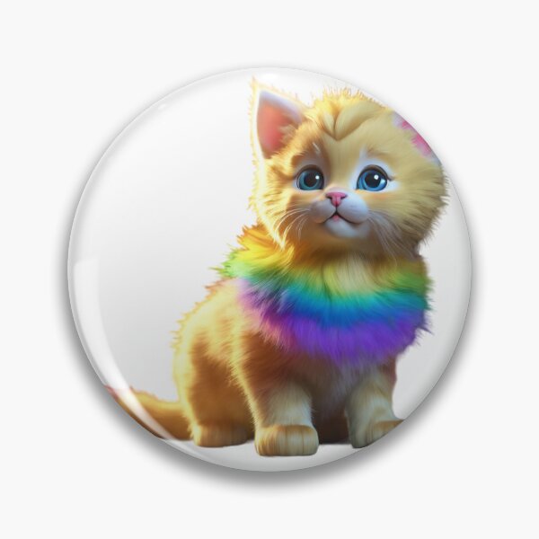 Artikelvorschau, Goldene Katze mit Regenbogenfell entworfen und verkauft von chaichanok.
