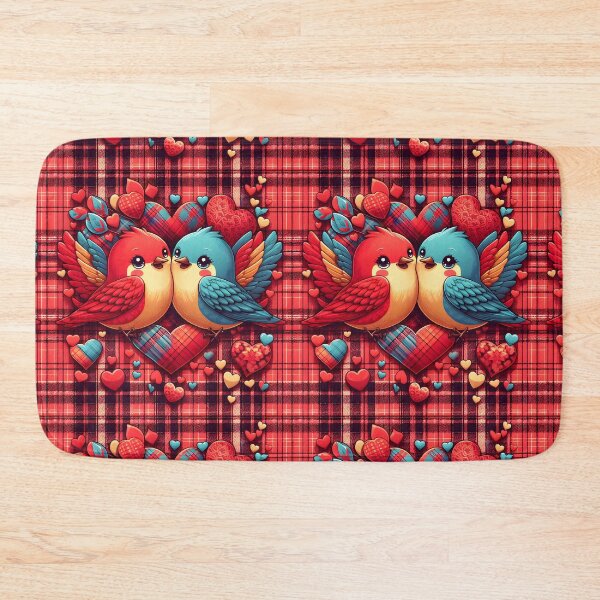 Item preview, Valentine's day  (Folk Cockatiel Damask, Jewel Tones) : from Egyape artists (3rd design) designed and sold by egyape ⭐⭐⭐⭐⭐.