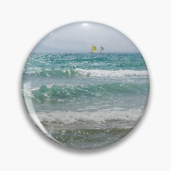 Item preview, Mediterranean sailing holiday, waves and sea water designed and sold by Adriana Mueller.