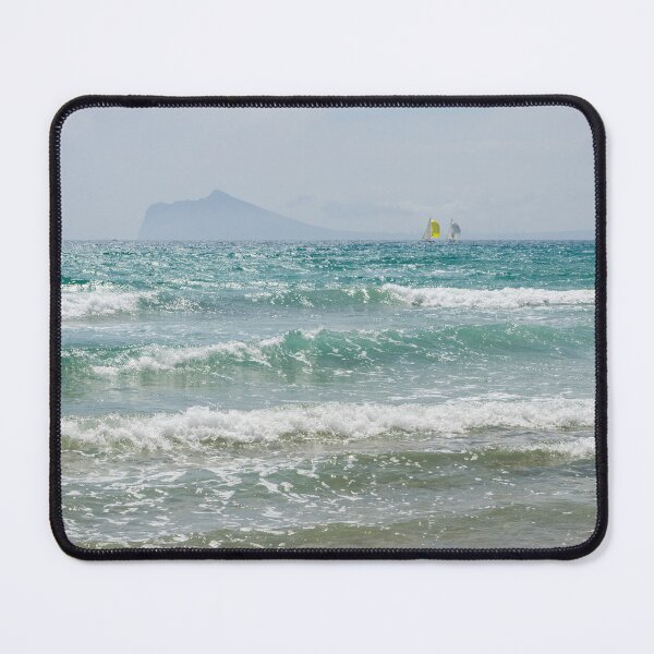 Item preview, Mediterranean sailing holiday, waves and sea water designed and sold by Adriana Mueller.