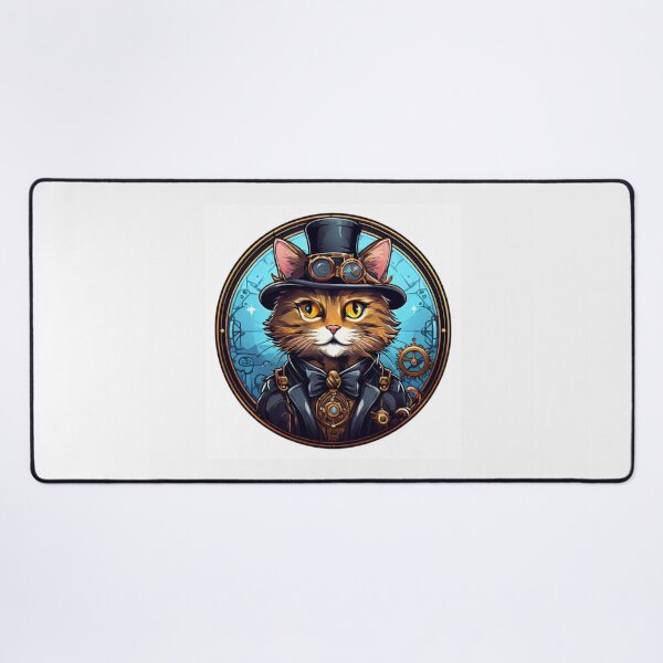 Item preview, Funny Steampunk Cat designed and sold by Planetporridge.