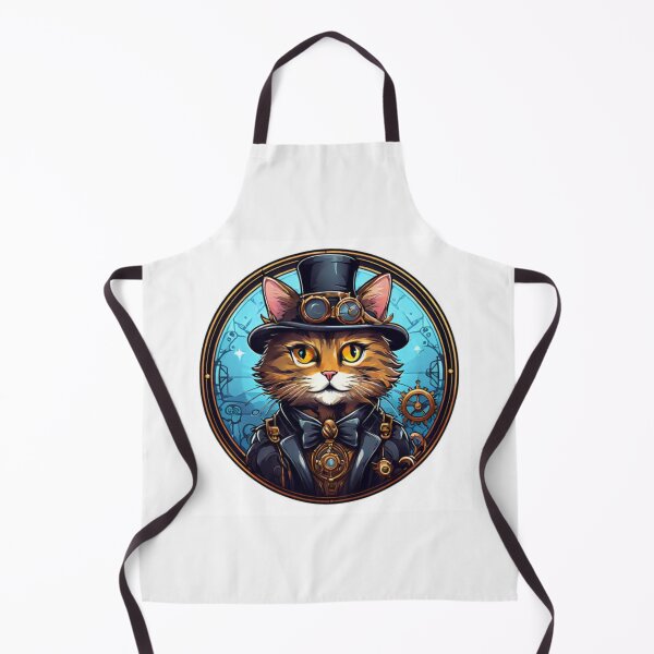 Item preview, Funny Steampunk Cat designed and sold by Planetporridge.