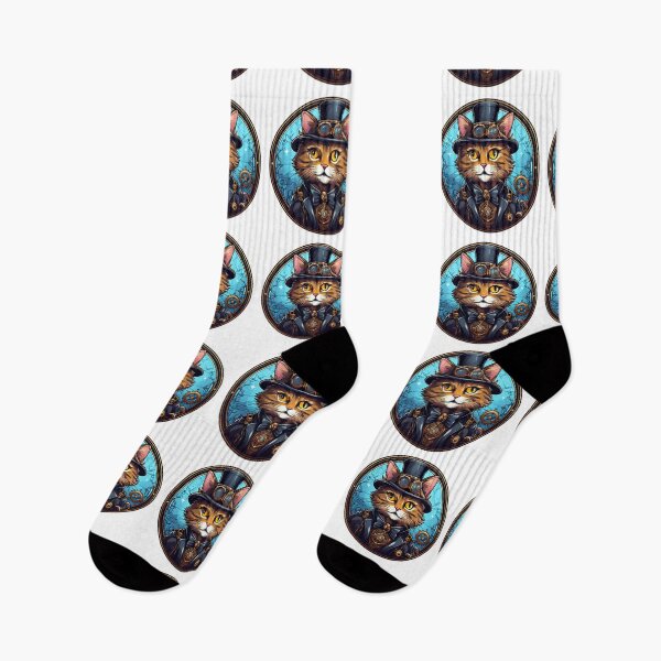 Item preview, Funny Steampunk Cat designed and sold by Planetporridge.