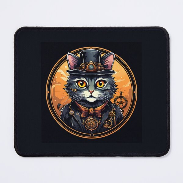 Item preview, Steampunk Cat Art designed and sold by Planetporridge.