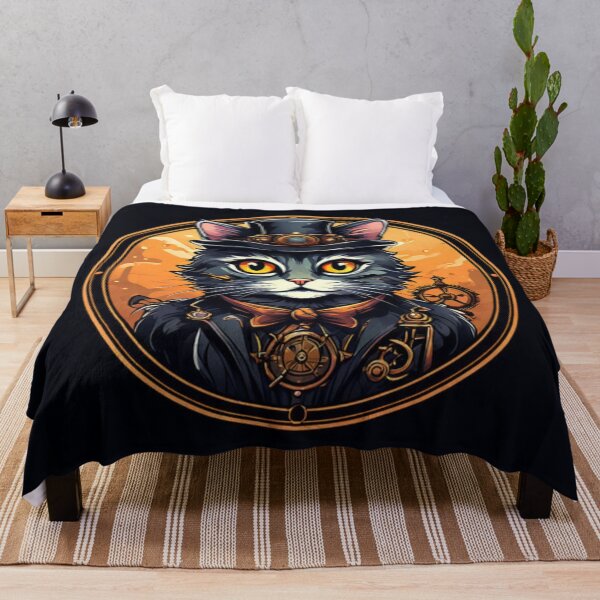 Item preview, Steampunk Cat Art designed and sold by Planetporridge.