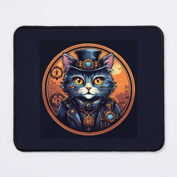 Artikelvorschau, Steampunk-Katzendesign entworfen und verkauft von Planetporridge.