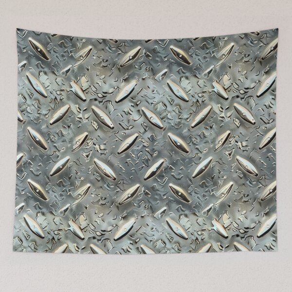 Item preview, Diamond Plate Metal Pattern Graphic designed and sold by Magnuna.