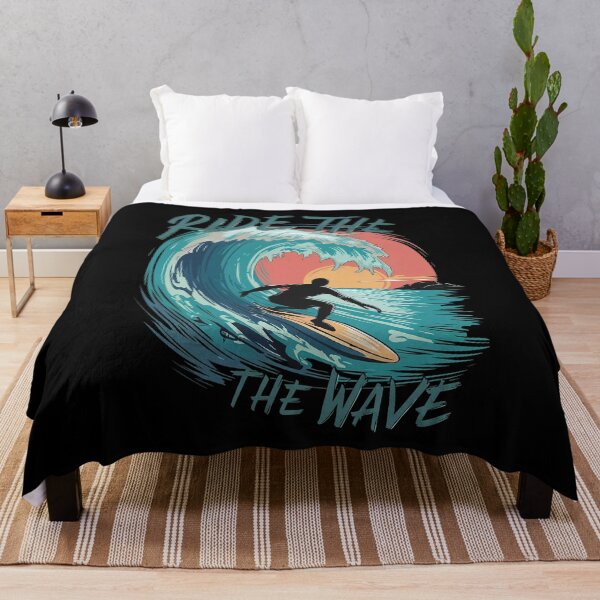 Item preview, Ride the Wave Surfing Art designed and sold by RuyaFab.