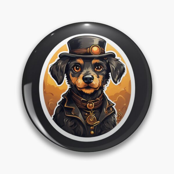 Artikelvorschau, Steampunk-Hund entworfen und verkauft von Planetporridge.