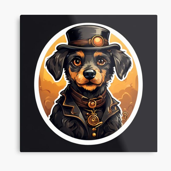 Aperçu de l'œuvre Chien Steampunk créée et vendue par Planetporridge.