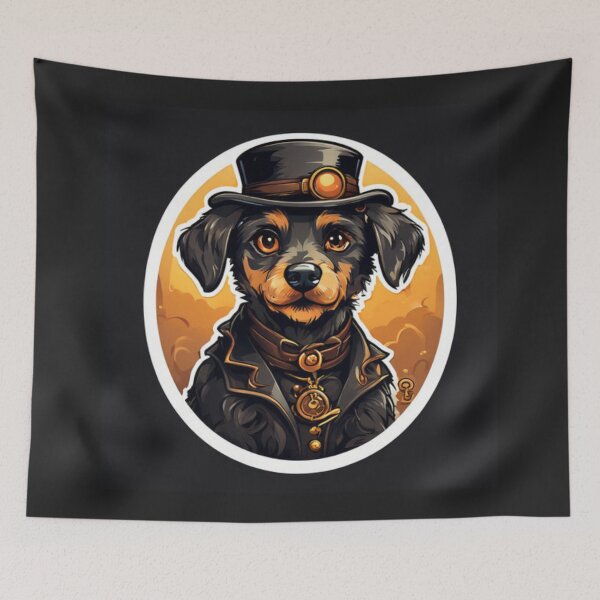 Artikelvorschau, Steampunk-Hund entworfen und verkauft von Planetporridge.