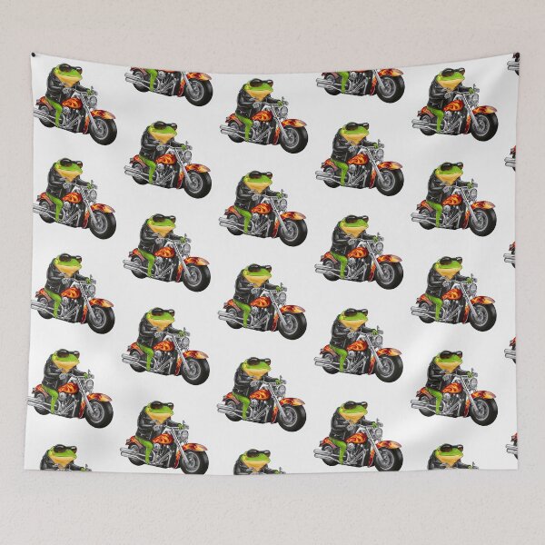 Item preview, Frog Biker: Riding in Style and Breaking Boundaries designed and sold by Digital Dreams Arts.